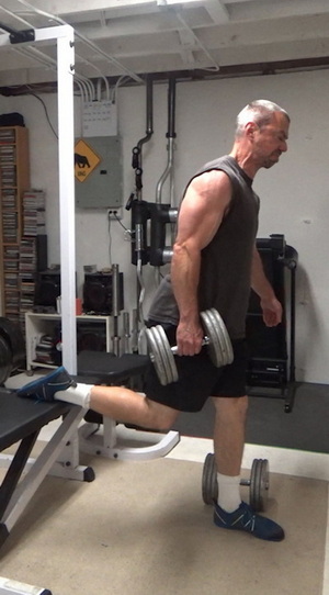 2-1 Bulgarian Split Squats for Developing Power in the Legs